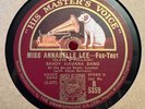 78Rpm Hot Dance, Savoy Havana Band 'Miss Annabelle Lee / Blue River' HMV HOT