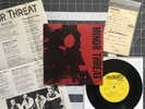 Minor Threat Filler red sleeve Insert + Ian signed postcard original first press