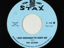 Northern Soul Doo-Wop 45 - Astors - Just Enough To Hurt Me - Stax - VG++ rare