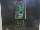RARE 2 LP 33T PAGANINI LES 24 CAPRICES FOR VIOLIN DEVY ERLIH FRENCH ADES ED1 EX