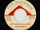 Modern Soul Funk 45 - Leon Peterson - Don't Squeeze The Sherm - Fire Mountain