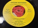 Unknown KBD Punk 1982 45 / Coyotees Love Is A Crime / VG / Hear