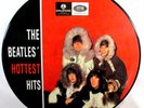 The Beatles Hottest Hits Picture Disc  Record LP  Vinyl Rare Red back Ground Hit