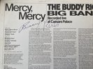 Buddy Rich Autographed LP Mercy, Mercy Live at Caesars Palace PLUS bonus Sleeve
