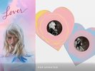 Taylor Swift Lover (Live From Paris) Heart Shaped Vinyl In-hand