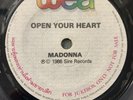 MADONNA Thailand Open Your Heart 7” Single 1986 Rare Import
