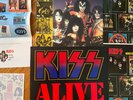 KISS ALIVE 2 EX DOUBLE LP ORIG. 1977 STERLING W/ MINT BOOKLET & TATOOS & INSERT
