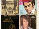 NEIL DIAMOND : LPs x 4 : GOLD DIAMOND, GREATEST HITS, MOODS, JAZZ SINGER : EX