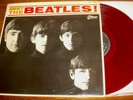 MEET The BEATLES  Japan RED colored vinyl MONO LP Odeon OR-7041
