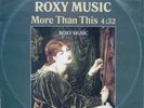 Roxy Music More Than This Vinyl Single 12inch NEAR MINT Deutsche Grammophon G
