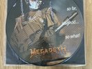 Megadeth Picture Disc Vinyl So Far So Good So What Original Release