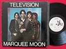 TELEVISION MARQUEE MOON LP (1977) RARE PROMO WHITE LABEL VG+ ELEKTRA