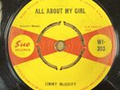 JIMMY MCGRIFF - ALL ABOUT MY GIRL / M.G. BLUES - UK SUE 45 - WI 303 -GREAT TUNE