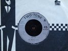 Gangsters The Special A.K.A rare silver plastic 2 Tone - The Specials / Selecter