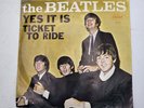 The Beatles Ticket To Ride Yes It Is 45 Vinyl Capital Record Picture Sleeve
