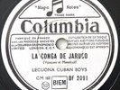 Lecuona Cuban Boys La Conga de Jaruco French 78RPM Columbia DF 2091