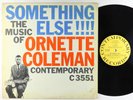 Ornette Coleman - Something Else LP - Contemporary - C3551 Mono DG