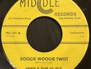 MIKE & THE HI-FI's Boogie Woogie Twist / Day & Night 45 Texas chicano R&B soul