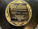 1935 Louis Armstrong - BEAU KOO JACK - NO ONE ELSE BUT YOU Vocalion 78rpm Record