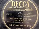 78 RPM Beginning to See the Light Ella Fitzgerald Ink Spots Decca 23399