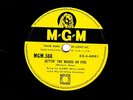 TWO CLASSICS HANK WILLIAMS 78 SETTIN' THE WOODS ON FIRE / JAMBALAYA UK MGM 566 E