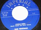 VTG Slim Whitman China Doll Indian Love Call 1952 Imperial Vinyl Records 7