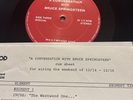 A Conversation with Bruce Springsteen radio show - on vinyl 1985.  FREE SHIPPING