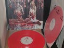 CANNIBAL CORPSE Butchered At Birth + Worm Infested RARE Red Vinyls(The Bleeding)