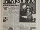 Jethro Tull - Thick As A Brick LP ROCK PROG 1972 Chrysalis 040 1003 newspaper