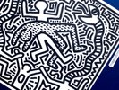 ORIGINAL 1983 KEITH HARING ART PRINT & PROMOTIONAL VINYL LP EX RARE