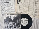 VIOLATORS - GANGLAND / FUGITIVE  + INSERTS  1982 UK NO FUTURE LABEL PUNK