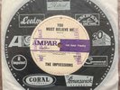 Impressions You Must Believe Me / See The Real Me 1964 Soul Funk Promo Oz 45