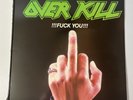 Overkill- F**k You  EP Megaforce 1987 Caroline  Vinyl EMW Pressing