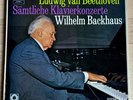 WILHELM BACKHAUS 5 Piano Concertos BEETHOVEN ED1 1960s DECCA STEREO 3LP Box MINT