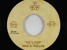 Folk Rock Downer 45 - Paul H. Phillips - She's Gone - CSS - VG+ obscure