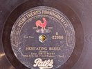 Pathe 22086 Jim Europe Hel lFighters HESITATING BLUES 1919 78rpm Jazz  E- hc