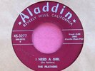 THE FEATHERS - I Need a Girl / Standin' Right There -clean 45 rpm - Aladdin 3277