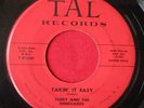TERRY & THE RENEGADES Line Drive 45 rpm Tal T91201 GARAGE/SURF VG