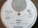 Gracious LP Same UK Vertigo Swirl 1st Press BEAUTIFUL COPY & AUDIO PROG
