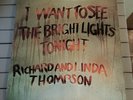 RICHARD AND LINDA THOMPSON VINYL LP ‘I WANT TO SEE THE BRIGHT LIGHTS TONIGHT’