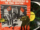 Punk & Disorderly III - The Final Solution LP 1983 Anagram [GREEN SPLATTER] VG+