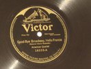 78rpm AMERICAN QUARTET good bye broadway,hello france VICTOR 18335 nice SEE PICS