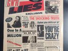 GUNS N' ROSES Lies 1988 VINYL LP Record Album Original Shrink Hype Sticker READ