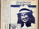 George Harrison - Live in Vancouver  2 Record Set - 1975 SODD 005(Vinyl is EX)