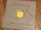 Elvis Costello Signed Vinyl Test Pressing hey Clockface