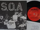 S.O.A No Policy RARE 3rd press US 7