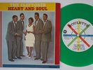CLEFTONES Heart And Soul RARE 1961 Sweden EP 45 doo wop SWEDISH green vinyl HEAR