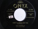 Doo Wop/R&B Sax Rocker 45 CHORDELLS Here's A Heart For You ONYX HEAR d