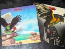 BUDGIE - NEVER TURN YOUR BACK ON A FRIEND 1973 VINYL. IN FOR THE KILL 1974 VINYL
