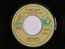 Rock 45 PINK FLOYD Us And Them HARVEST VG++ HEAR d